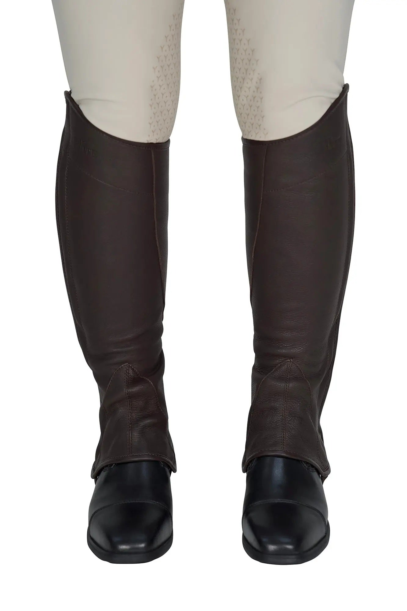 Grand Prix Elite Leather Half Chaps - Image 2