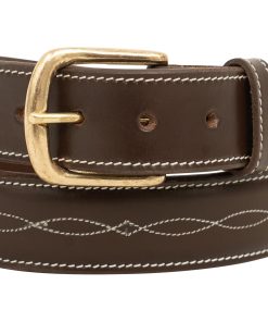 Huntley Equestrian Ladies Fancy Stitched 1.5" Wide Belt