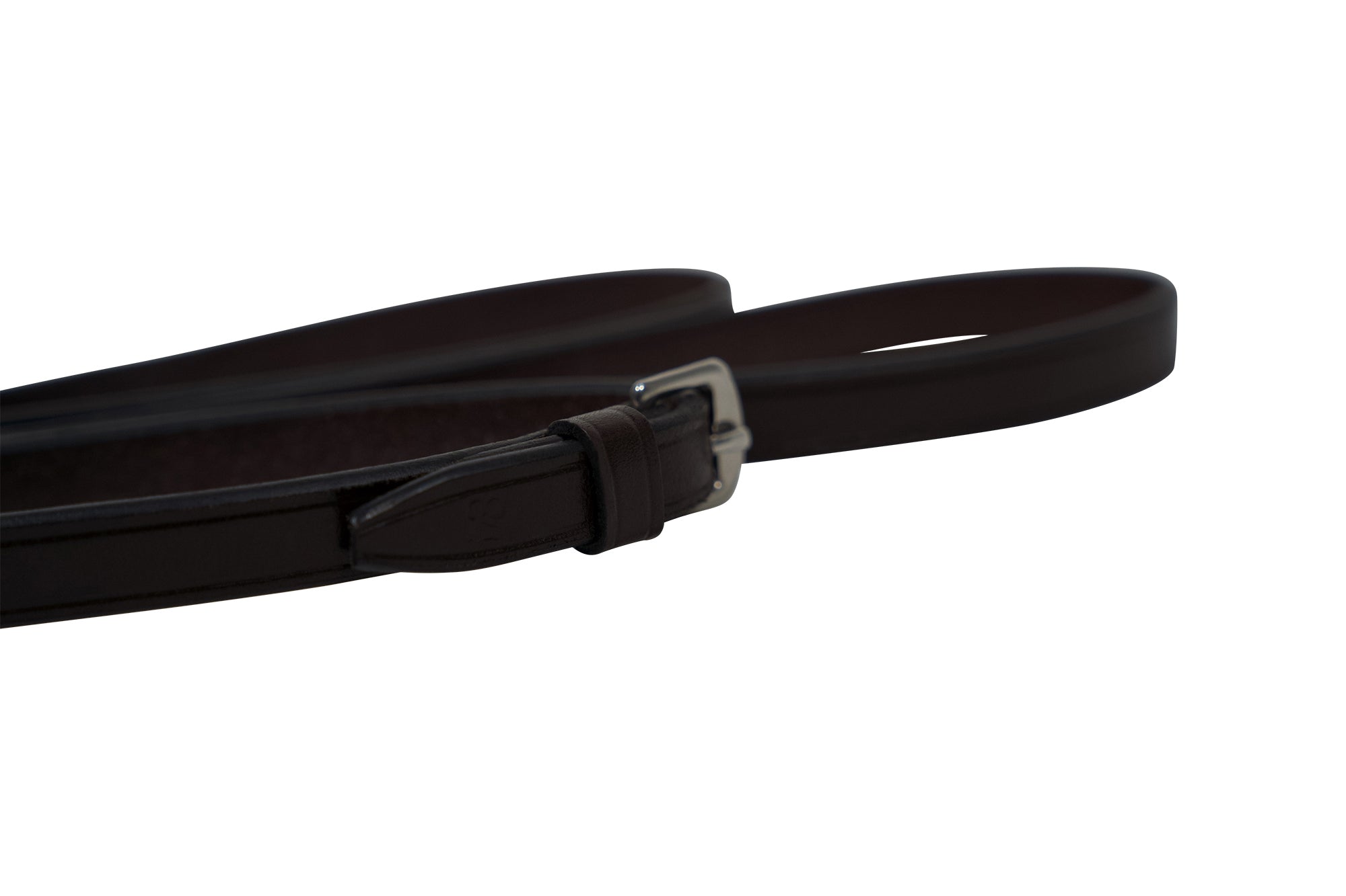Huntley Equestrian Sedgwick Leather Draw Reins With Loop Ends - Image 2