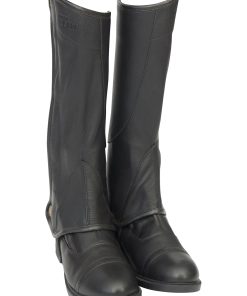 Grand Prix Kids Elite Leather Half Chaps