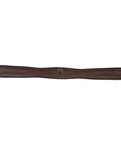Huntley Equestrian Sedgwick Leather Fancy Stitched Padded Leather Contour Shaped Girth with Double End Elastic