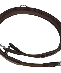 Alternative view of Huntley Equestrian Sedgwick Leather Fancy Stitched Padded Leather Contour Shaped Girth with Double End Elastic