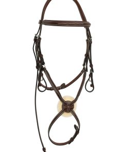 Huntley Equestrian Sedgwick Leather Padded Monocrown Figure 8 Bridle