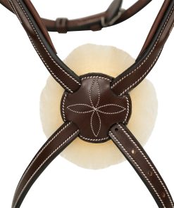 Alternative view of Huntley Equestrian Sedgwick Leather Padded Monocrown Figure 8 Bridle