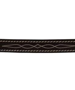 Alternative view of Huntley Equestrian Fancy Stitched Leather Pony Halter Replacement Crown