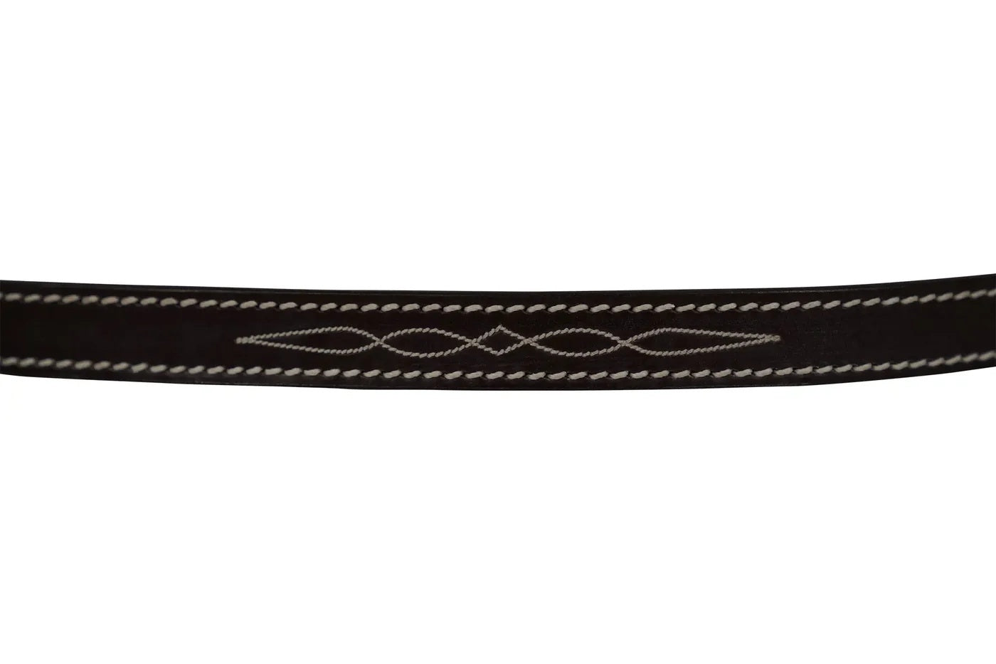 Huntley Equestrian Fancy Stitched Leather Pony Halter Replacement Crown - Image 2