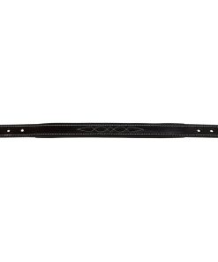 Huntley Equestrian Fancy Stitched Leather Halter Replacement Crown Piece