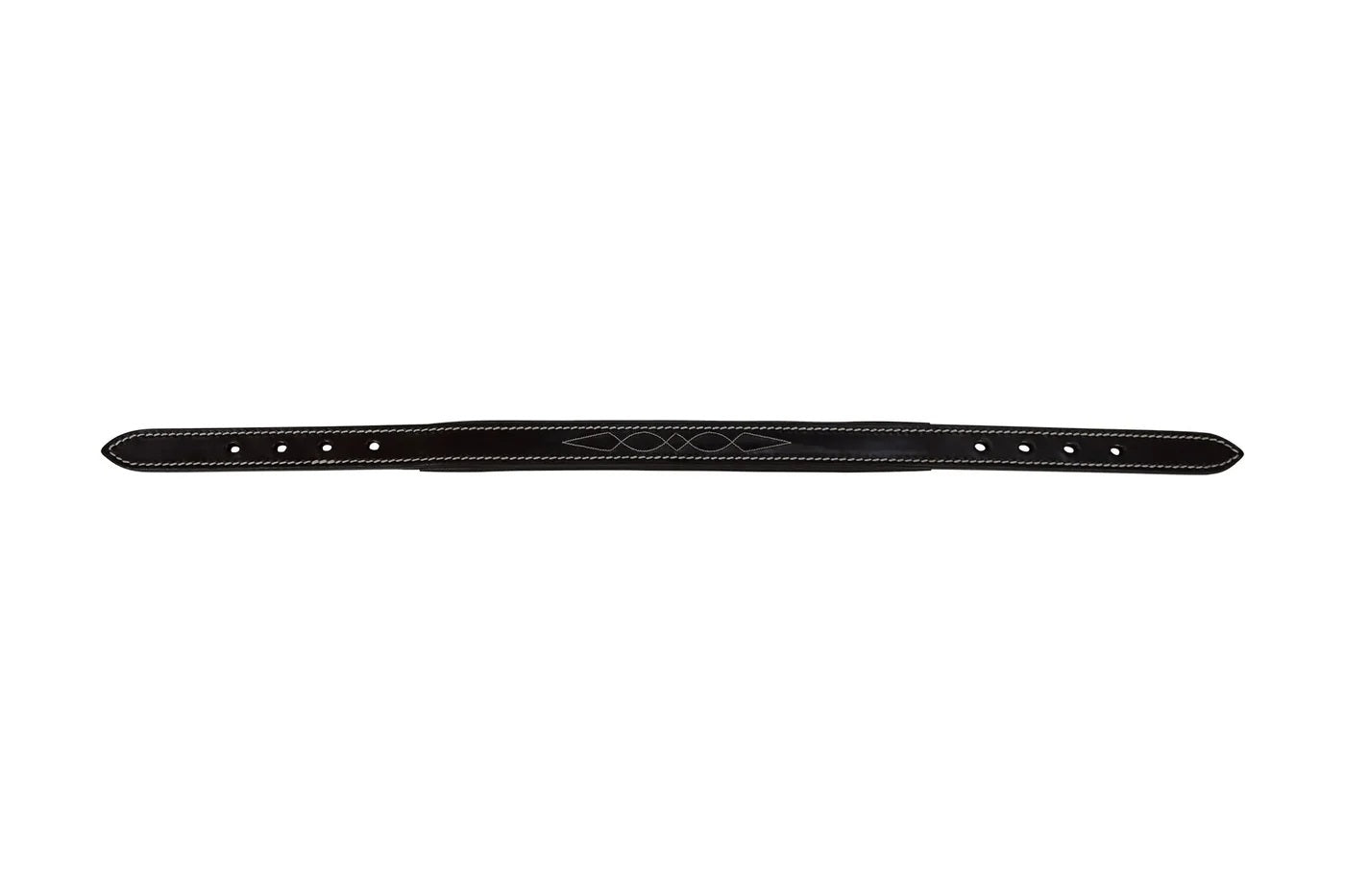 Huntley Equestrian Fancy Stitched Leather Halter Replacement Crown Piece