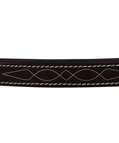 Alternative view of Huntley Equestrian Fancy Stitched Leather Halter Replacement Crown Piece