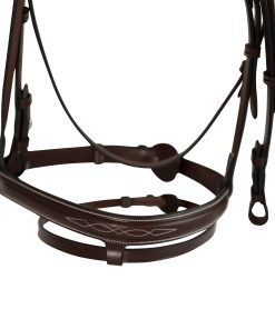 Alternative view of Huntley Equestrian Sedgwick Fancy Stitched Fixed Flash Noseband Bridle With Reins