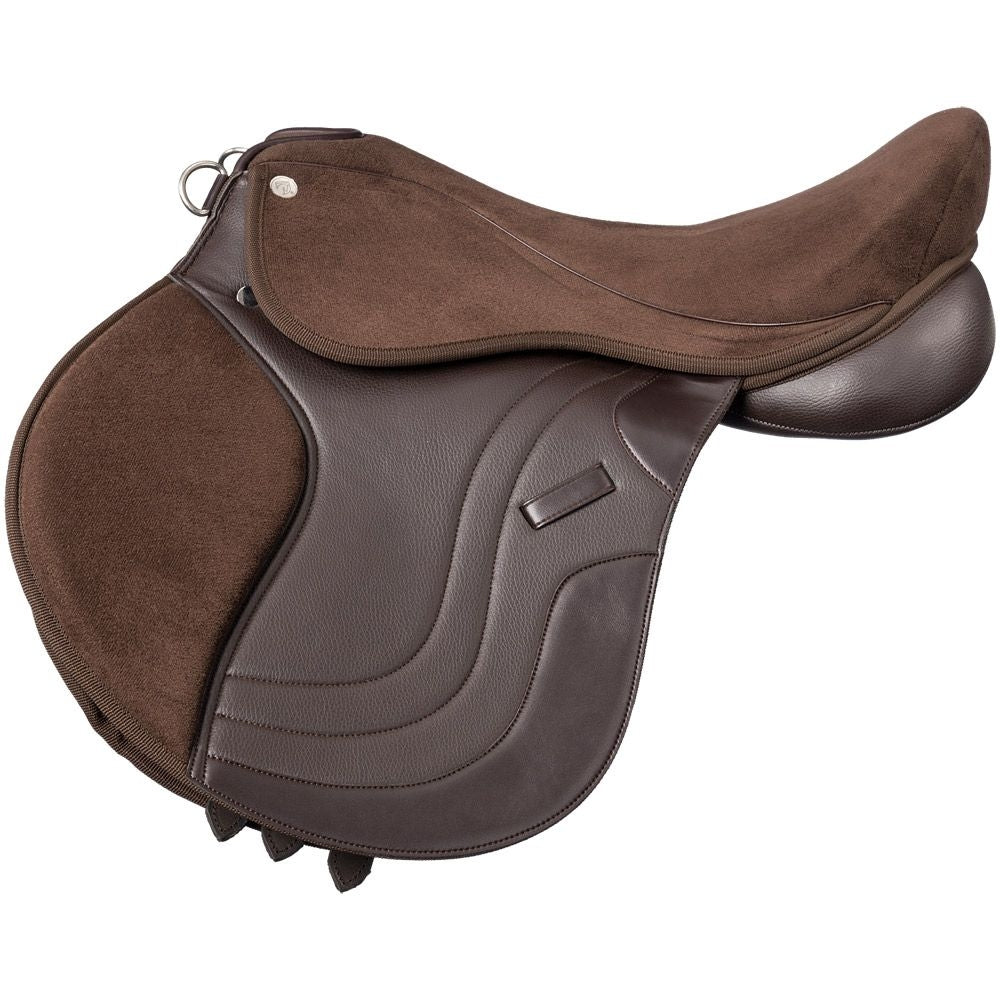 Equitare Tempo Synthetic All Purpose Saddle - Wide - Image 2