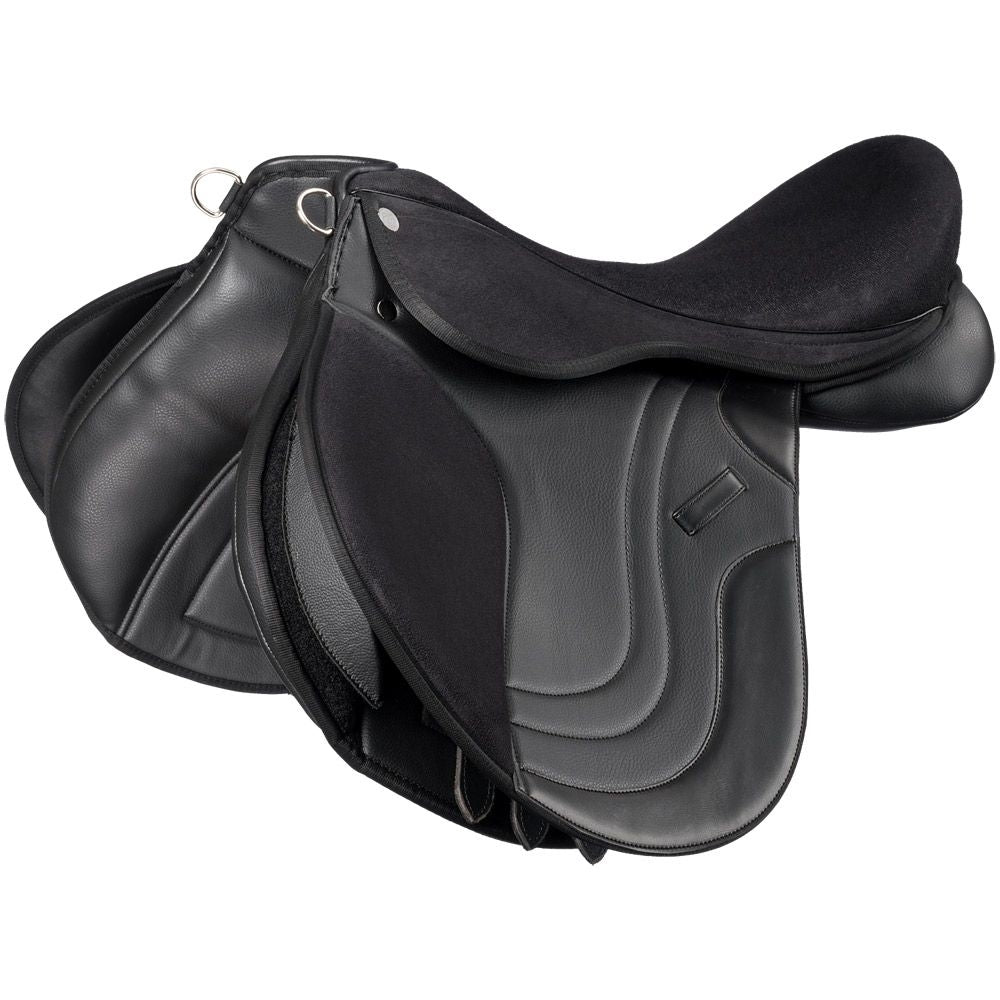 Equitare Tempo Synthetic All Purpose Saddle - Wide - Image 3