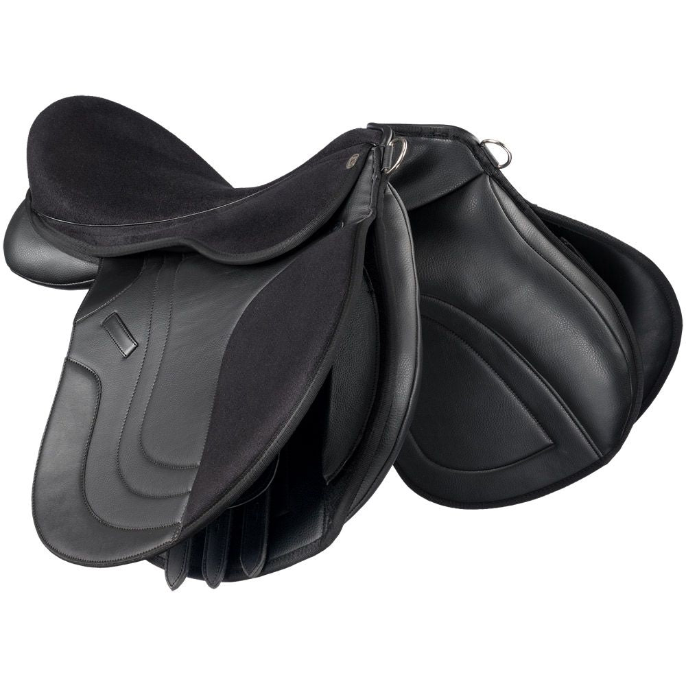 Equitare Tempo Synthetic All Purpose Saddle - Wide - Image 4