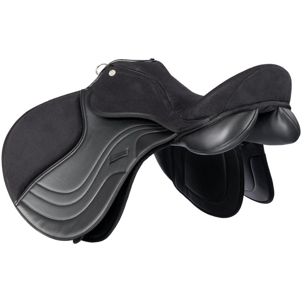 Equitare Tempo Synthetic All Purpose Saddle - Wide - Image 5