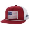 Hooey Liberty Roper 6-Panel Trucker Hat with Flag Patch