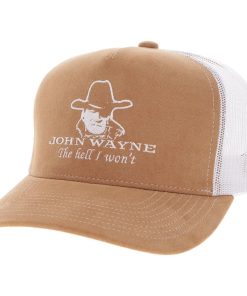 Hooey John Wayne 5-Panel Trucker Hat with Embroidery Logo