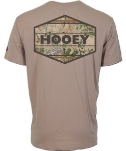 Hooey Mens Flint T-Shirt with Camo Hooey Logo on Back