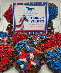 Canterbury Cookies Stars and Stripes Horse Treat Plops