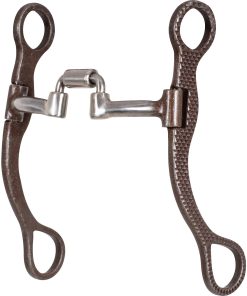 Classic Equine Low Port Barrel Bit Shank Rasp Design