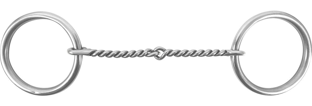 Classic Equine O Ring Twisted Wire Snaffle Bit