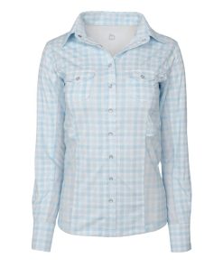 Dapplebay Ladies Gingham Button Down Western Shirt