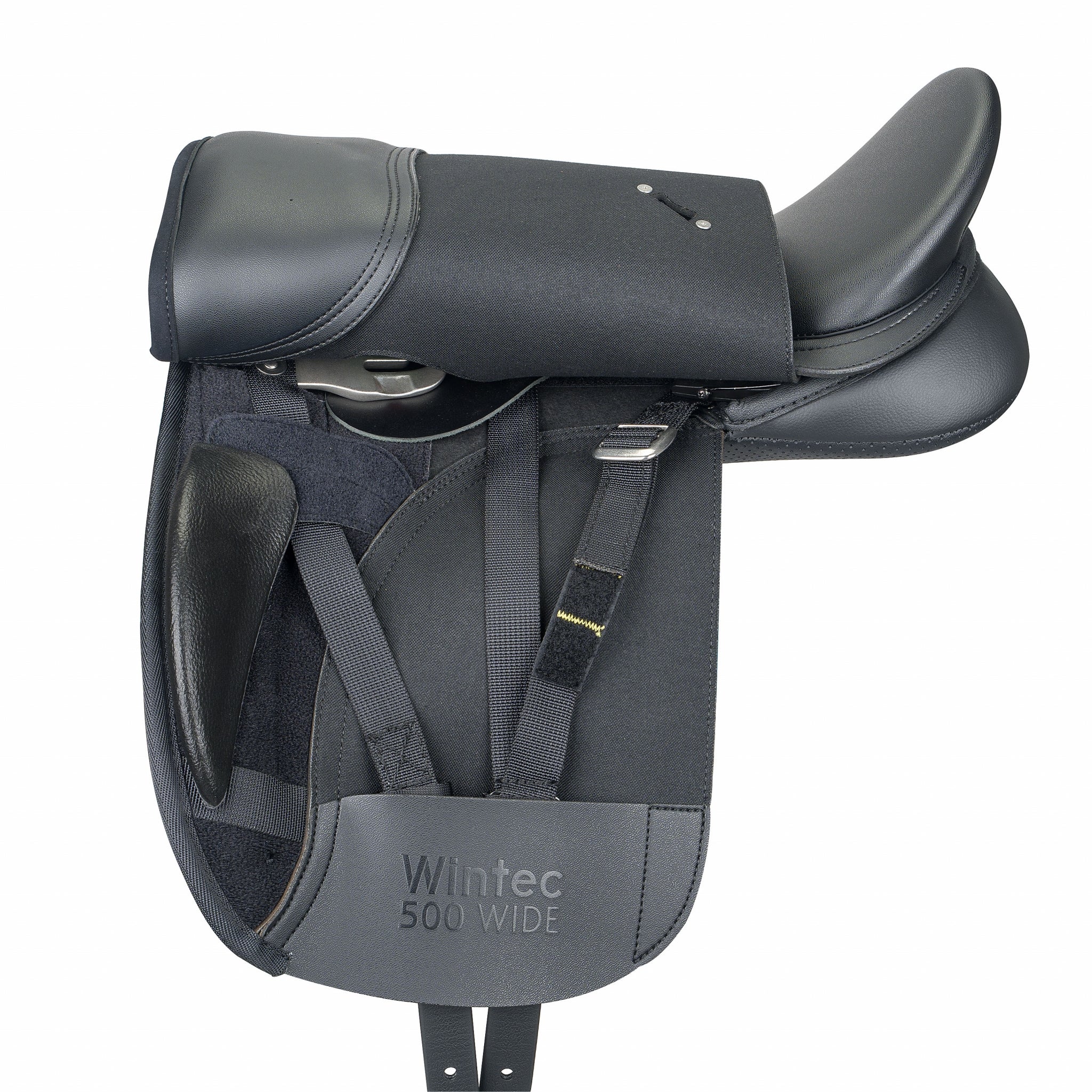 DEMO Wintec 500 WIDE Dressage Flock Saddle - Image 2