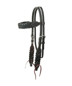Circle Y Braided Lasso Browband Straight Headstall