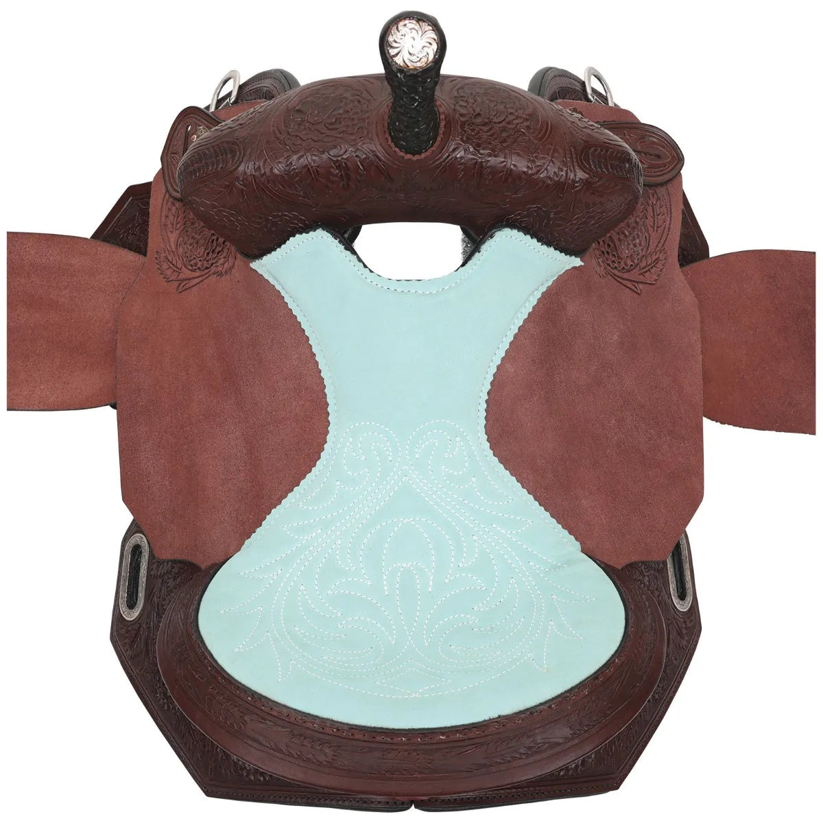 Circle Y Sarah Rose Briar Rose Flex2 Barrel Saddle - Image 3
