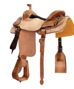 Alternative view of Circle Y PRCA 1/4 Tooled Team Roper Wyoming Saddle