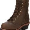 Chippewa Mens Super DNA 9" Waterproof Steel Toe Insulated Logger Boots