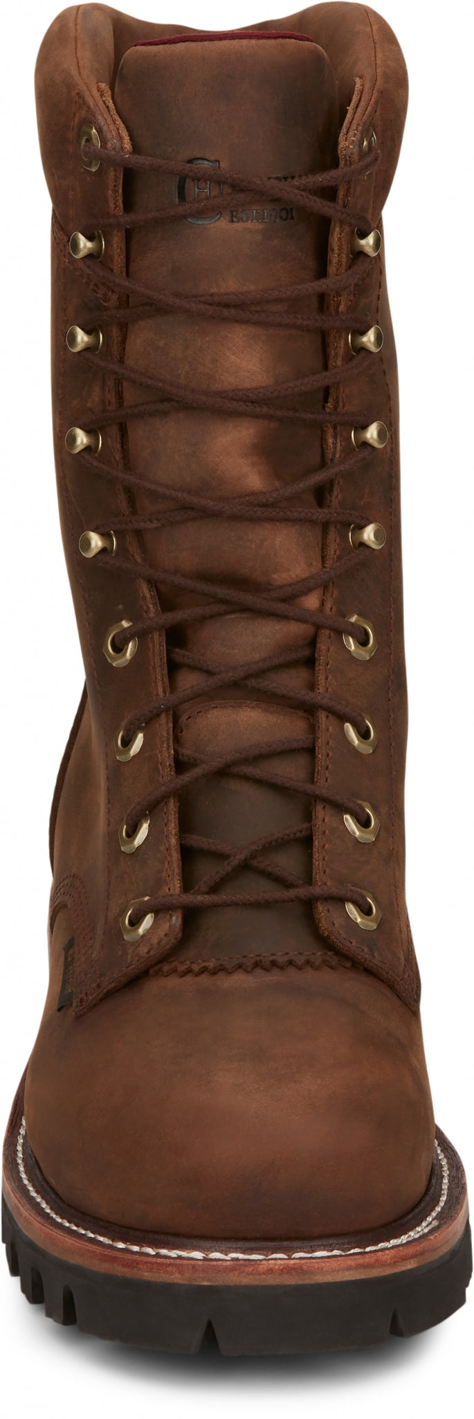 Chippewa Mens Super DNA 9" Waterproof Steel Toe Logger Boots - Image 4