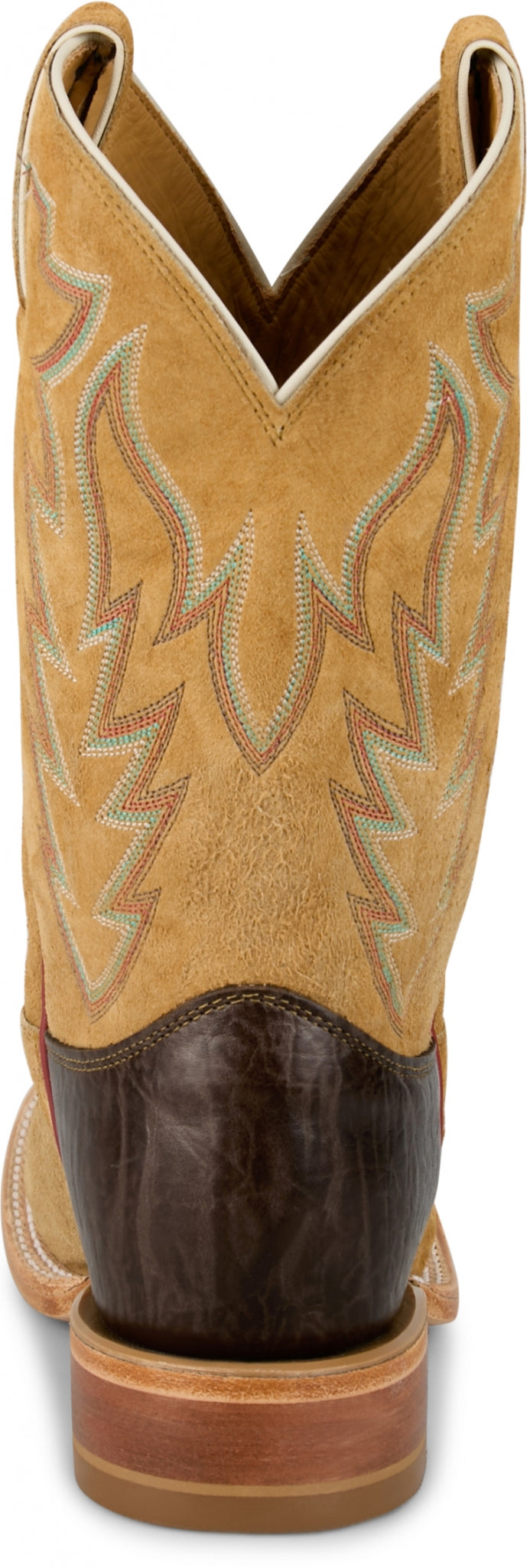 Justin Mens Quincy 11" Sueded Ostrich Boots - Image 4