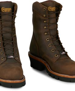 Alternative view of Chippewa Mens Super Logger 9" Waterproof Steel Toe Boots