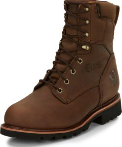 Chippewa Mens Super DNA 8" Waterproof Steel Toe Insulated Boots