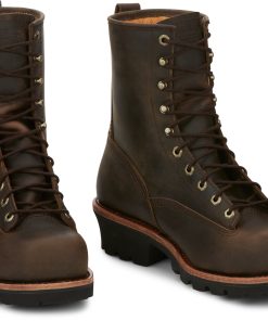 Alternative view of Chippewa Mens Paladin 8" Waterproof Insulated Steel Toe Logger Boots