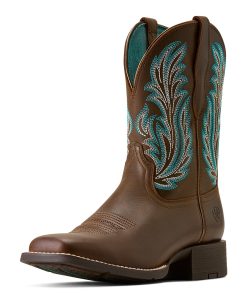 Alternative view of Ariat Round Up Filly Wide Square Toe Ladies Boot