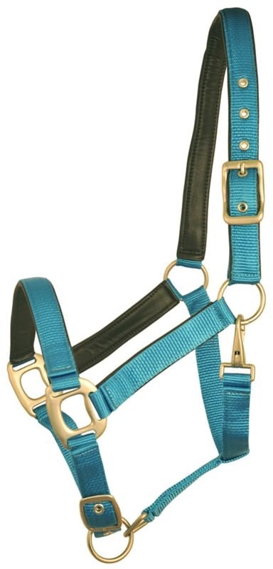 Gatsby Leather Pad Nylon Halter - Image 2